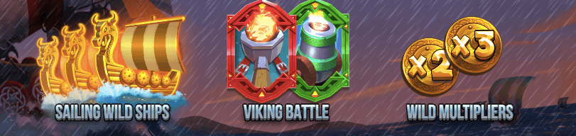 Bonus Features Viking Clash