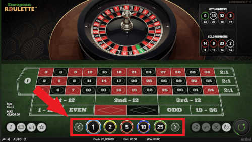roulette inzet