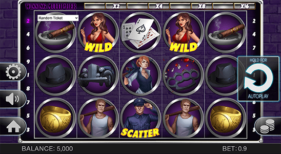 Gangsters slot screenshot