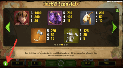 Spelinfo Jack and the Beanstalk