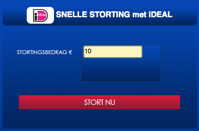 snelle storting ideal