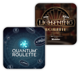 Quantum Roulette vs lightning roulette