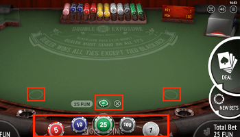 hoe werkt double exposure blackjack