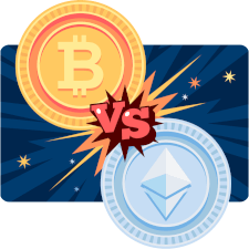 verschil ethereum en bitcoin