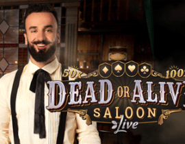 Nieuw live casino spel: Dead or Alive Saloon staat online